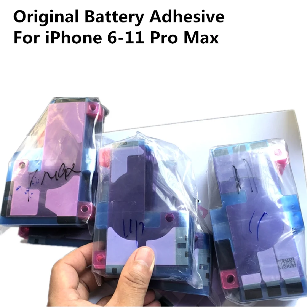 100 шт. оригинальная наклейка на аккумулятор для iPhone 5C 6 6P 6S 6SP 7 7P 8 11 12 pro max Plus X XR XS MAX