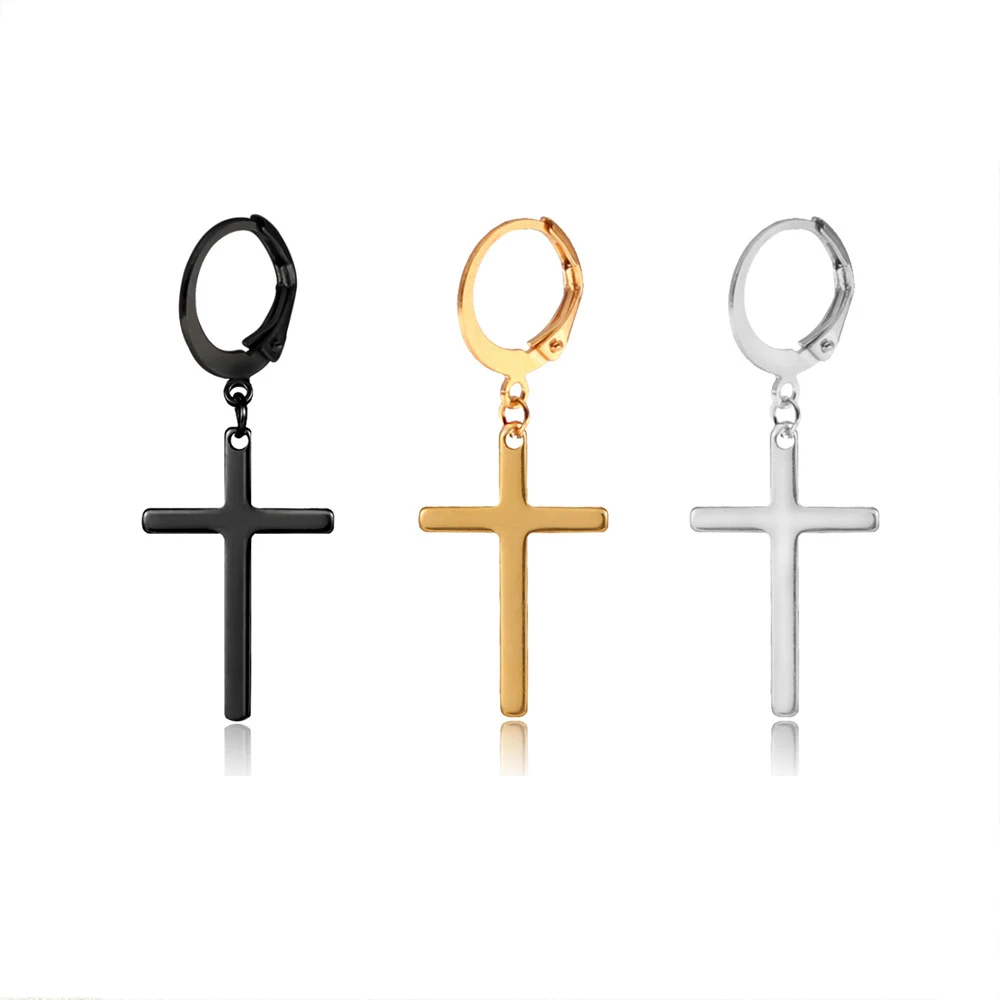 2020 Модные мужские и женские металлические серьги-кольца из нержавеющей стали