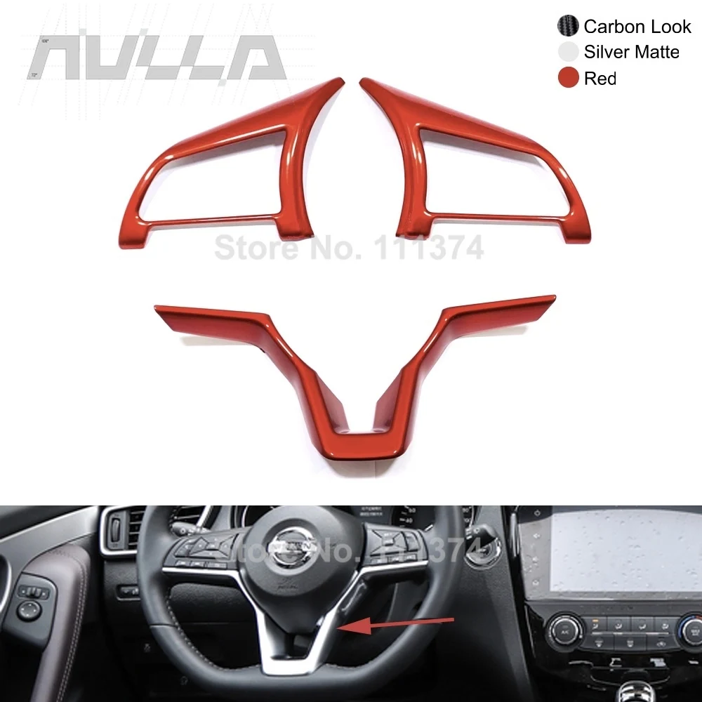 

Кнопки на руль автомобиля для Nissan Qashqai J11 2017 2018 2019 2020 из АБС-пластика, декоративная крышка, отделка, аксессуары