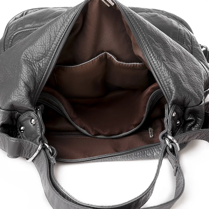 

2021 Women Leather Backpacks High Quality Female Vintage Backpack for Girls School Bag Travel Bagpack Ladies Sac A Dos Back Pack