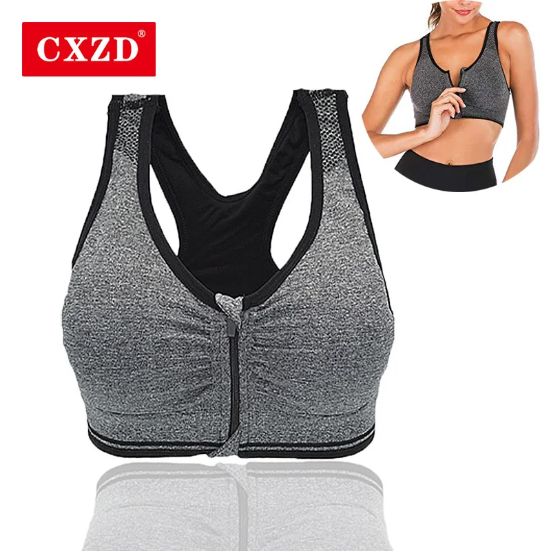 CXZD женский спортивный лифчик цельный бюстгальтер пуш ап для бега Фитнеса Йоги