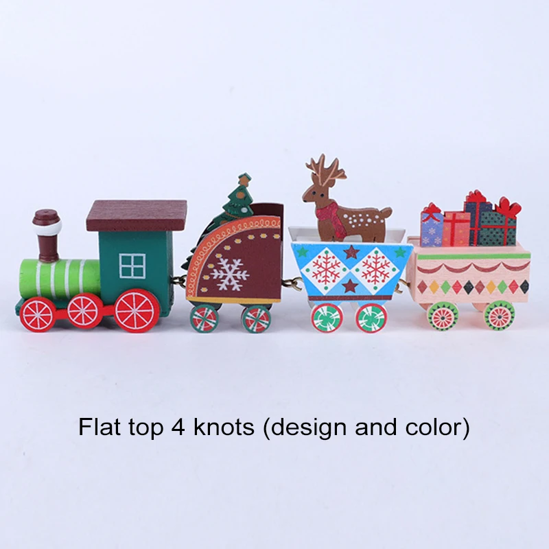 2020 деревянный Рождественский поезд орнамент рождественские украшения для дома