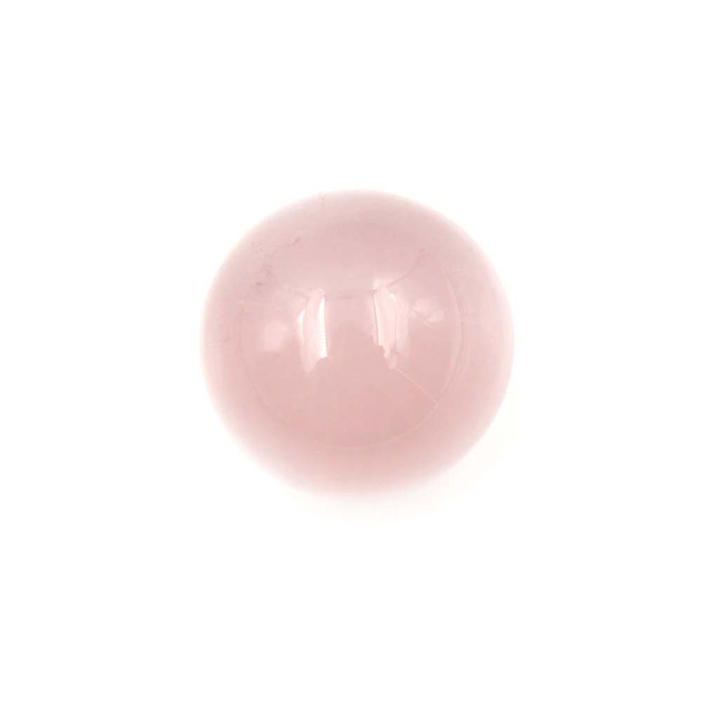 

20mm Healing Crystal Natural Pink Rose Quartz Gemstone Ball Divination Sphere Collection Wedding Decor