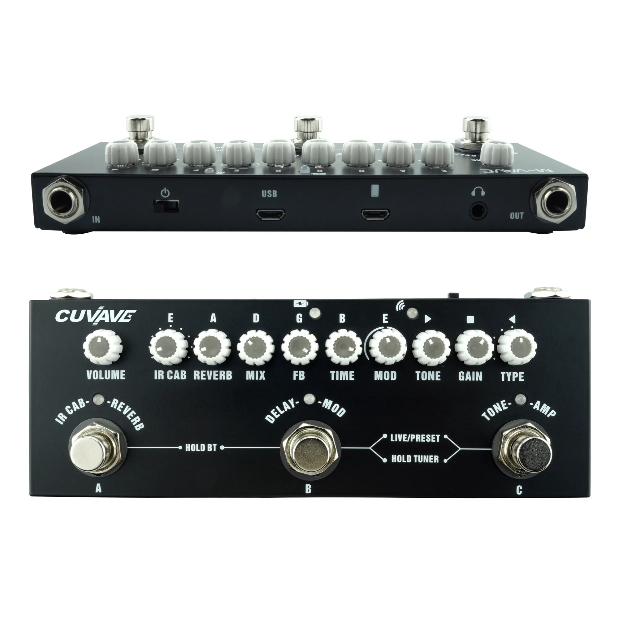 Детская гитара Cuvave CUBE педаль с несколькими эффектами для задержки хора Phaser