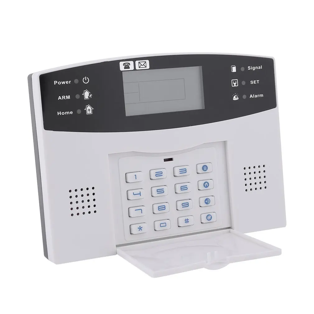 Беспроводная GSM домашняя система охранной сигнализации датчик вызова ЖК экран