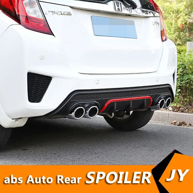 Для HONDA FIT JAZZ Body kit передний бампер- для JAZZ 4CK диффузор защитные бамперы Бампер перед задним спойлером