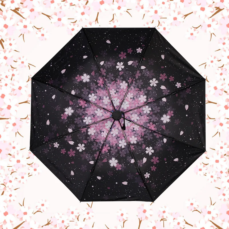 1 шт. Женский виниловый складной зонт скидка 30% | Дом и сад