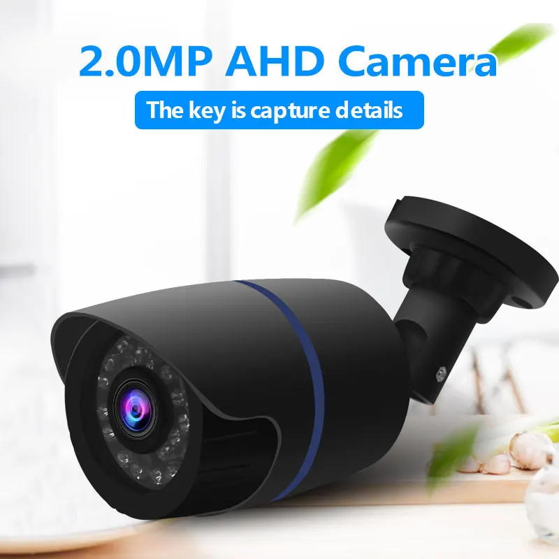 HD камера 1080P аналоговая AHD 2.0MP наружная Водонепроницаемая ИК ночного видения домашняя Камера видеонаблюдения для AHD DVR система Комплект ABS