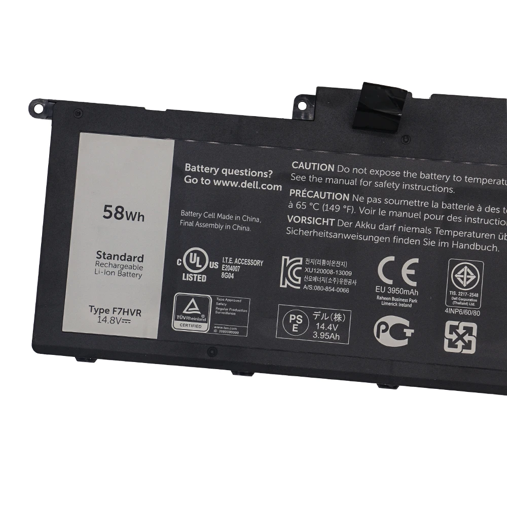 SHUOZB Новый F7HVR Аккумулятор для ноутбука 14 8 V 58Wh Dell Inspiron 15 7000 series 15-7537 14-7437 17-7737 062VNH T2T3J
