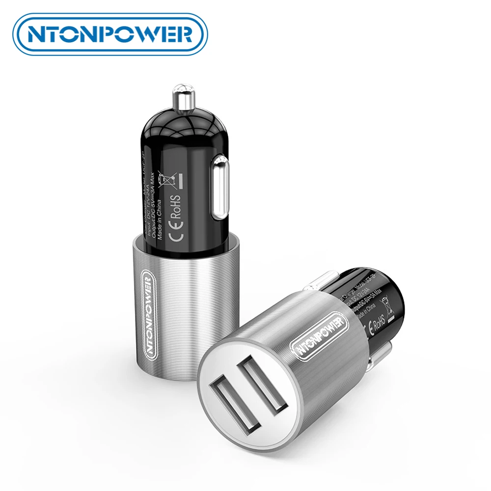 Ntonpower 2 Порты и разъёмы USB Автомобильное Зарядное устройство Qualcomm Quick Charge 3.0 QC 2.0
