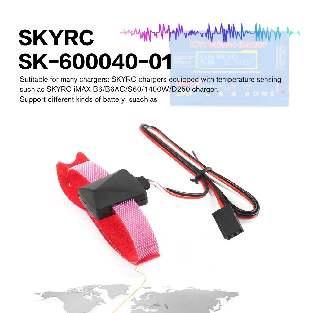 Датчик температуры SKYRC с кабелем для проверки датчиком зарядного устройства iMAX B6