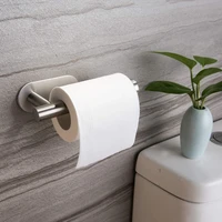 household toilet roll holder self adhesive toilet paper holder for bathroom stick on wall stainless steel toilet paper racks