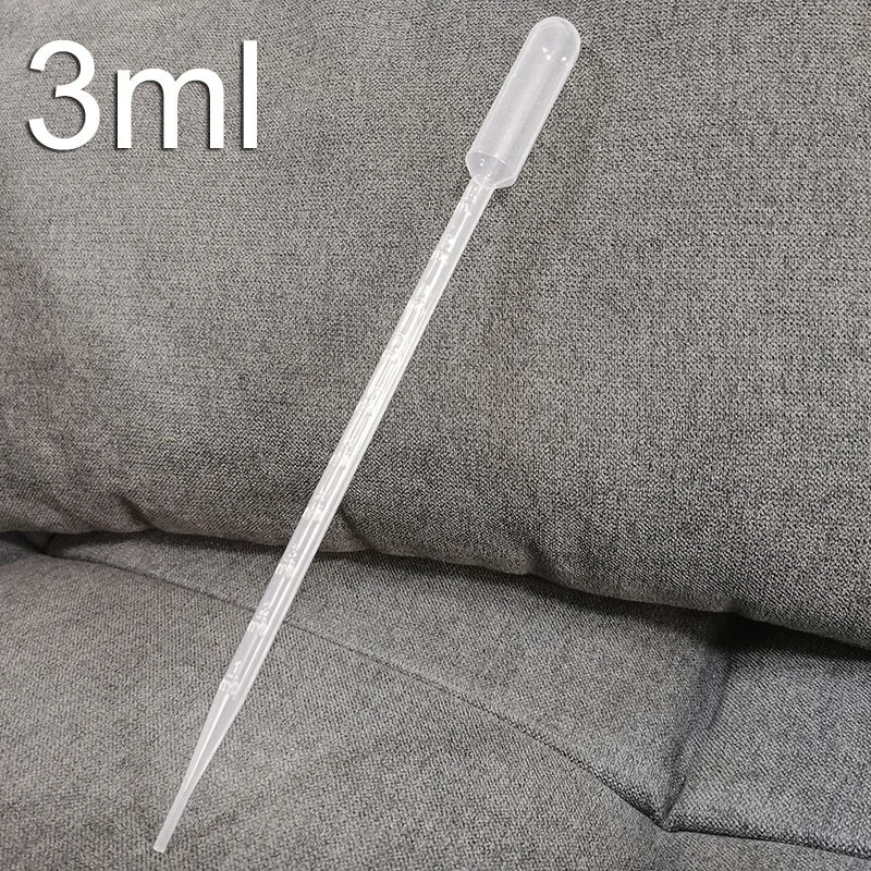 

10 Pcs 3ml Disposable test tube Teaching Equipment Liquid test tube Chemistry class laboratory equipment Microscope dropper