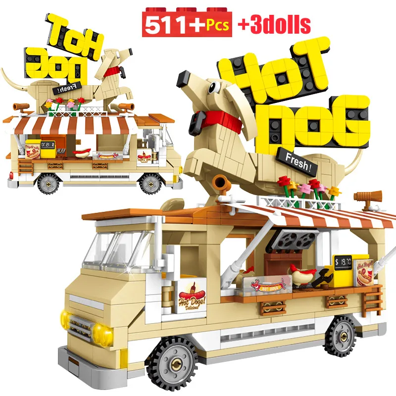 511 шт. Детский конструктор хот-дог | Игрушки и хобби