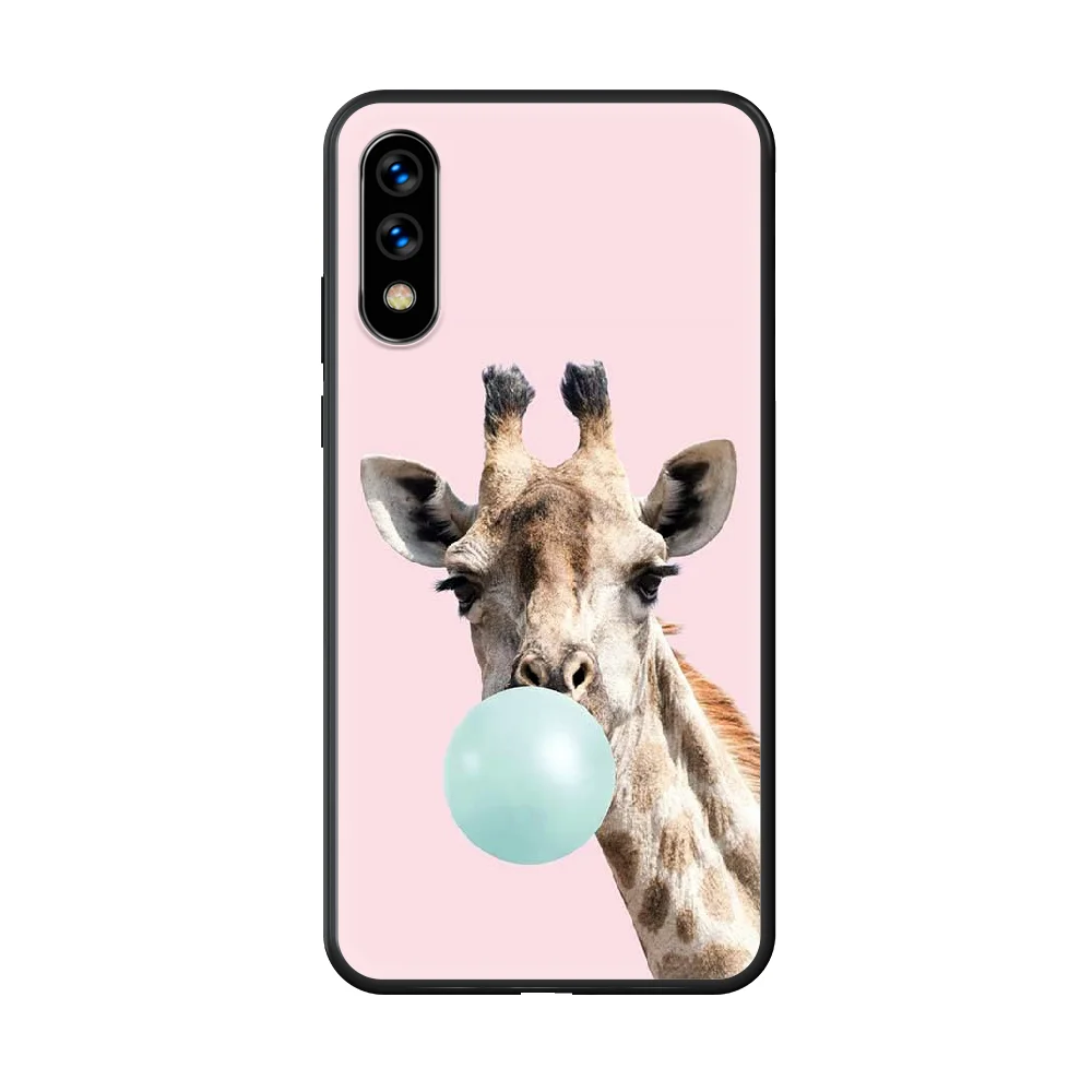 

Adorable Animal Blowing Bubbles,Pet Phone Case hull For huawei honor 7 8 9 10 20 A S X Lite Pro black shell silicone bumper 3D