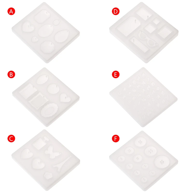 Силиконовая форма зеркало ремесла DIY ювелирных изделий Подвеска эпоксидная