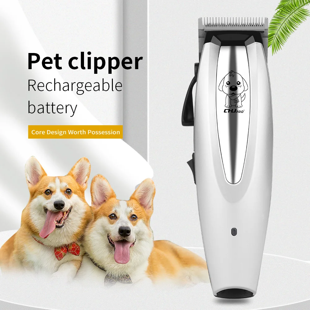 

Pet Dog Hair Trimmer Rechargable Cat Clipper Cordless Animal Grooming Clippers Professional Electrical Cat Cutter Machine Shaver