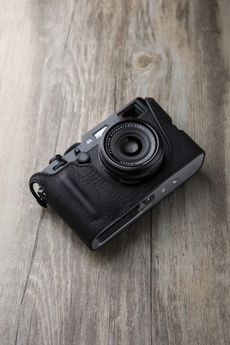 Бренд AYdgcam ручной работы из натуральной кожи чехол для камеры Fujifilm X100F X100-F сумка для камеры половина крышки винтажный Чехол