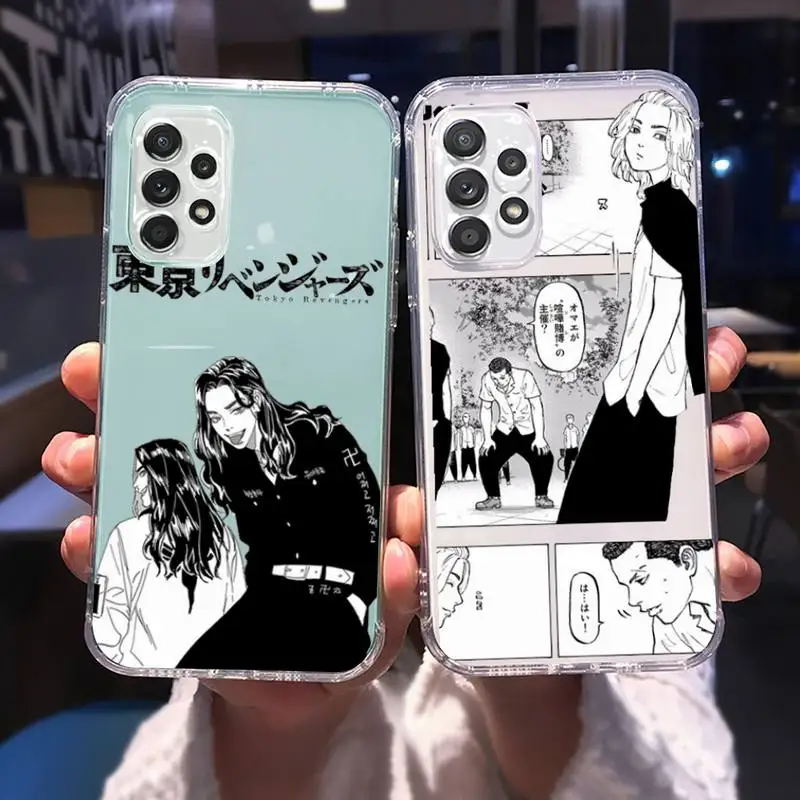 

tokyo revengers Phone Case for Samsung A 51 50 52 12 21s 31 40 70 71 note S 20 10 21 ultra plus fe clear soft coque shell