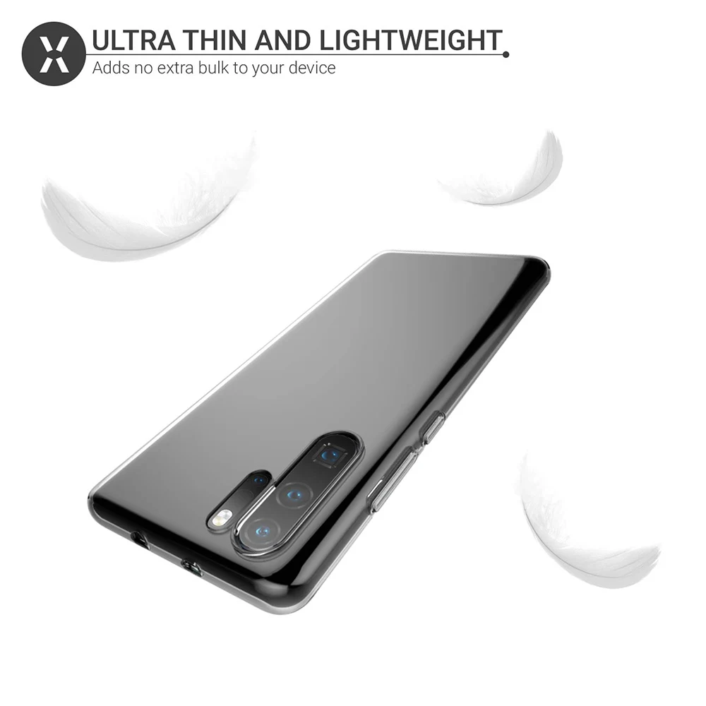 Прозрачный чехол для huawei P30 P20 Pro Lite силиконовый тонкий защитный противоударный