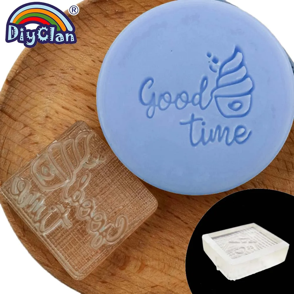 Хорошее время штамп для изготовления мыла шаблон мороженого штампы ручной