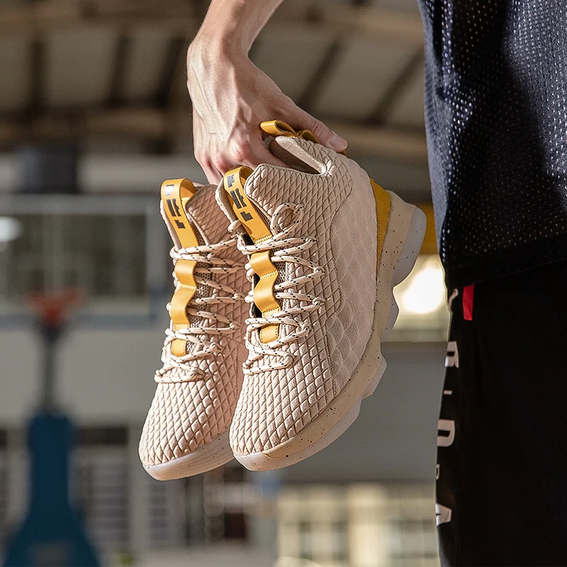 Men Basketball Shoes Sneakers Basket Trainers Male Ankle Shockproof Couple Elastic LBJ Zapatillas De Baloncesto |