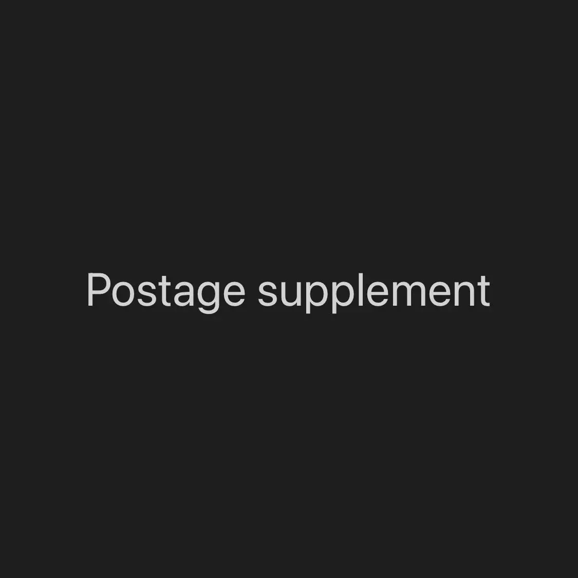 

Дополнительные почтовые расходы
