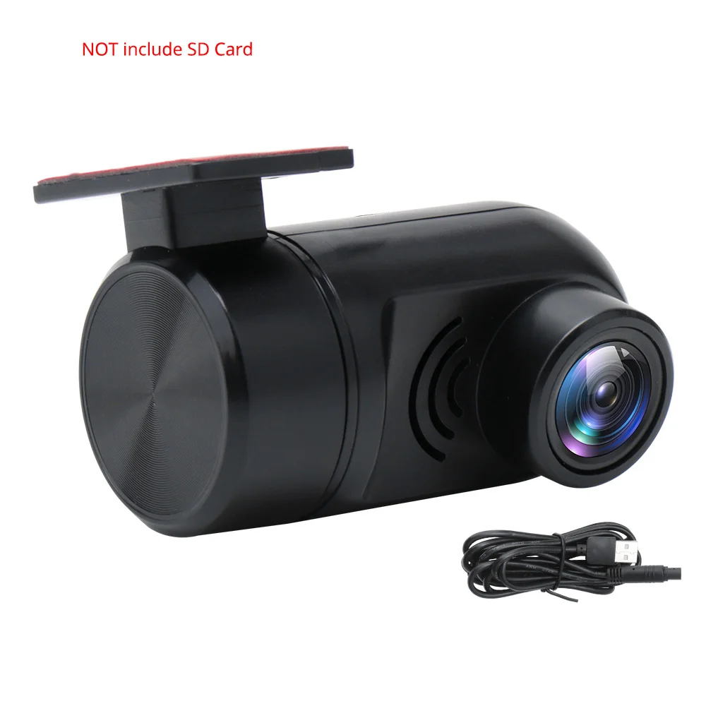 A BORUiT USB автомобильный видеорегистратор с управлением через приложение Full HD 720P Dash Cam Автомобильная камера ADAS ночного видения 140 широкоугольный видеорегистратор для вождения - Название цвета: A