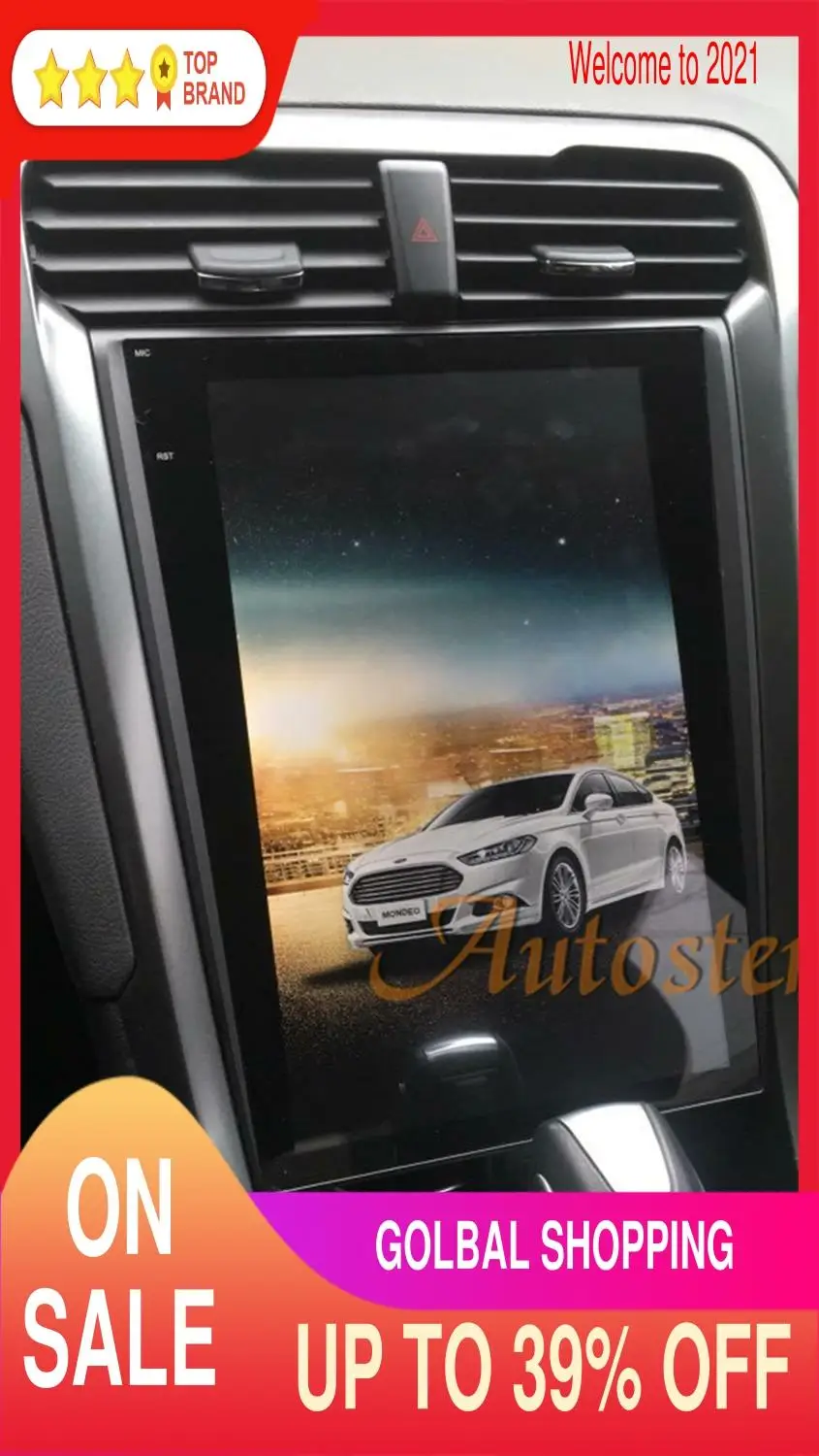 Автомобильный GPS-навигатор на Android 9 0 128 + 4G для Ford Mondeo Fusion MK5 2013 Головной блок