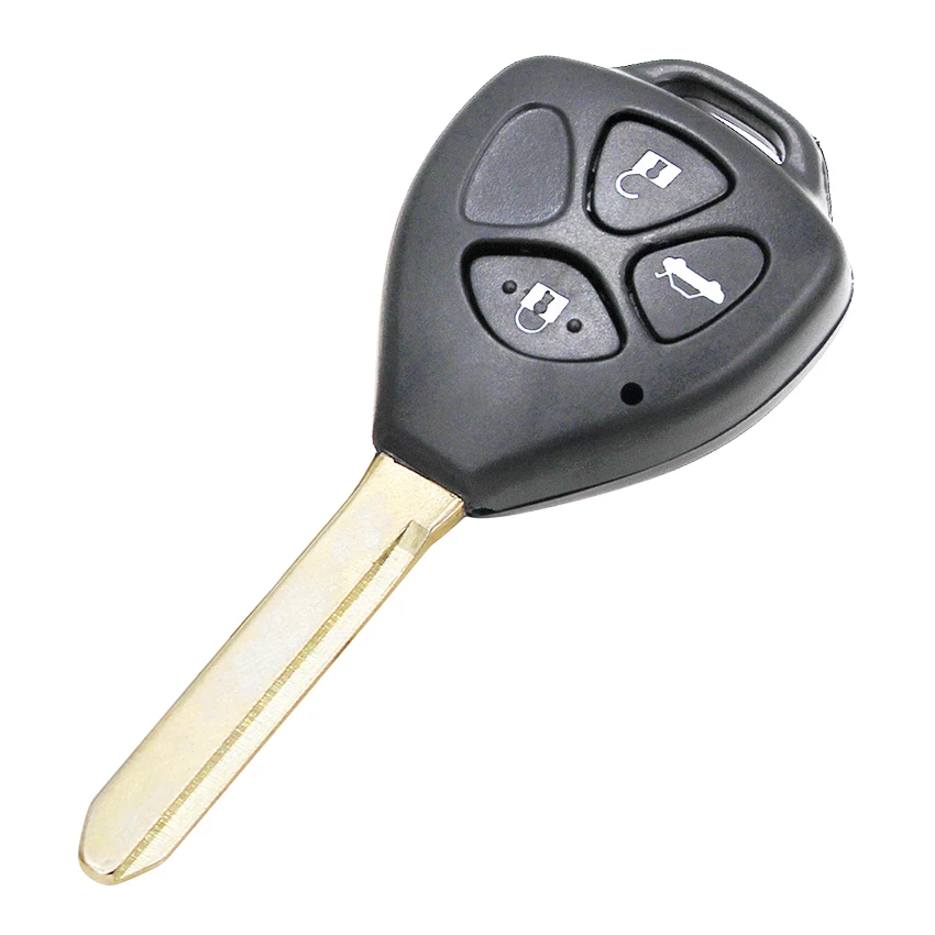 10pcs/lot 3 Buttons Remote Key Shell Case Fob for Toyota Corolla Camry Auris TOY47 uncut blade |