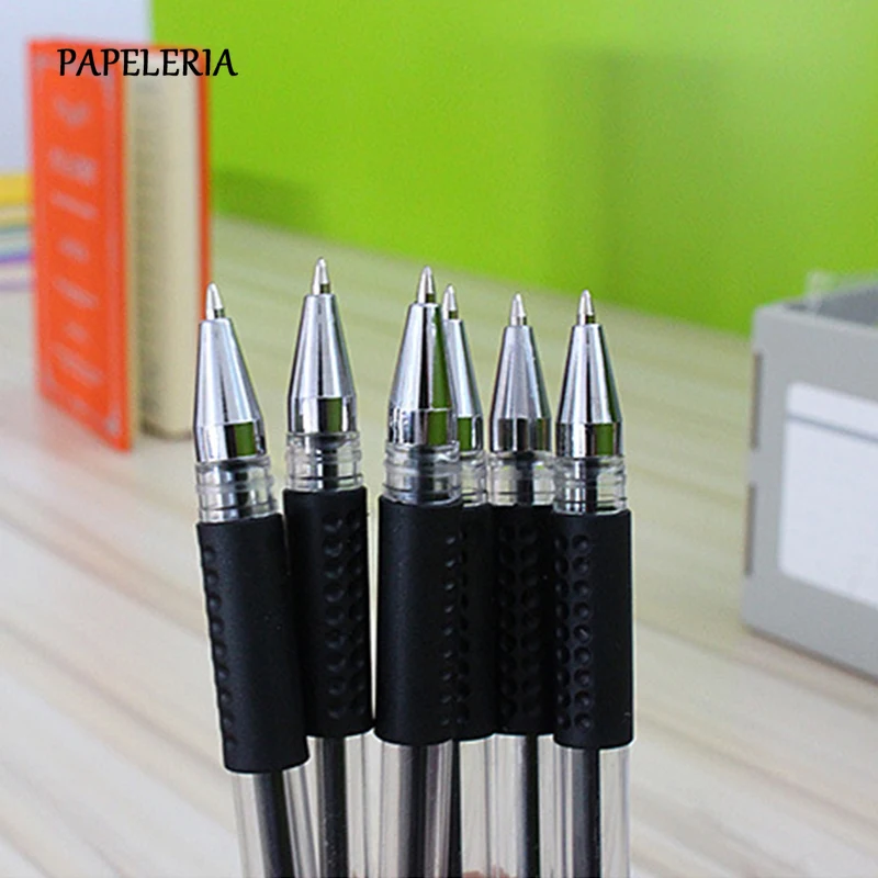 

52pcs/lot Gel Pen Set 0.5mm Blue/Black/Red Refill for Office School Writing Tool Gel-Ink Pens Stationary Supplies Kawaii Pen