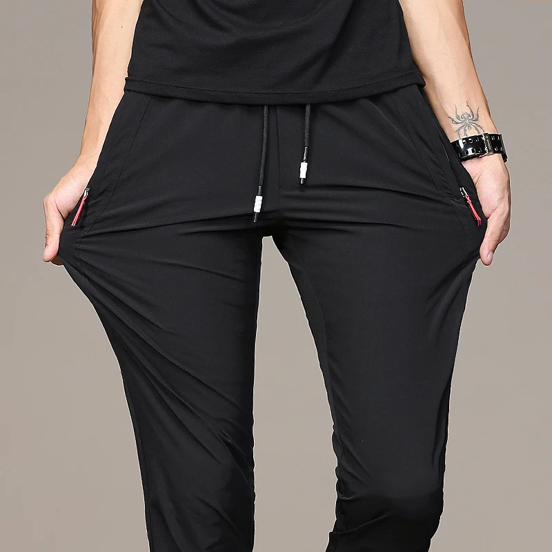 

Pants Men Solid Simple All Match Drawstring Mens Korean Style Hot Sale Comfortable Plus Size Males Trousers High Quality Casual