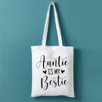 auntie t shirt auntie is my bestie shirt classic funny aunt shirt women 2021 best aunt ever clothes gift for auntie casual