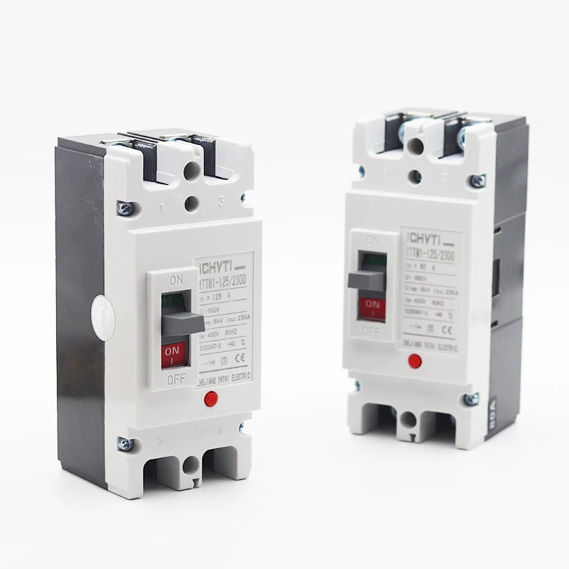 ICHYTI YTTMI-125/2300 Литой чехол автоматический выключатель 2P 400V 32A 40A 63A 80A 100A 125A MCCB главный