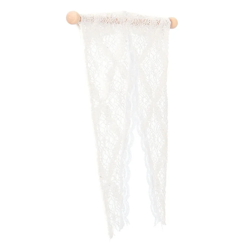 Кукольный домик занавески миниатюрная мебель аксессуары для окна балдахин со