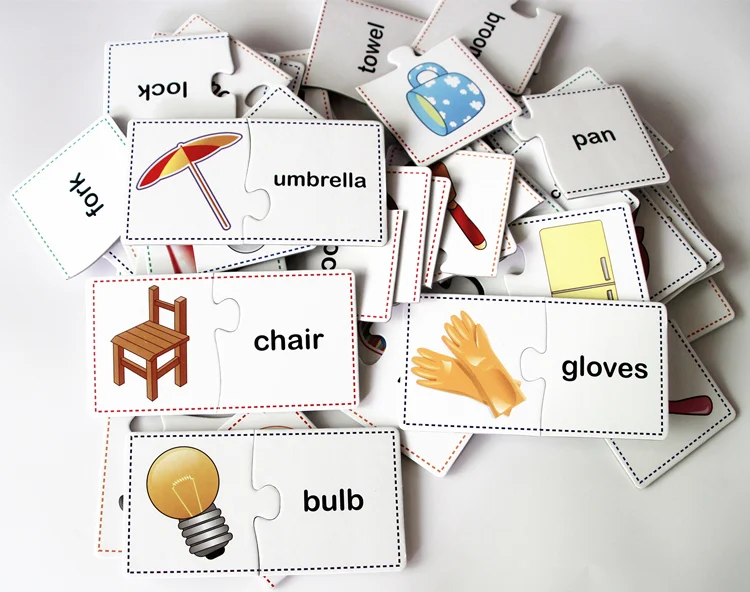 Ежедневная головоломка английская картонная английское Образование Раннее