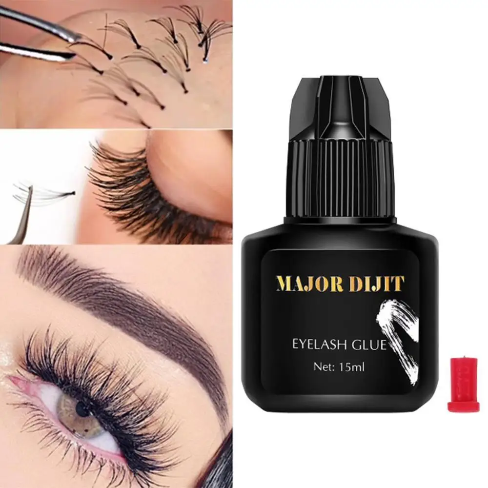 

5/10/15ML Eyelash Extension Glue Fast Drying Eyelashes Glue Pro Lash Glue Black Adhesive Retention Long Last Glue for Eyelash