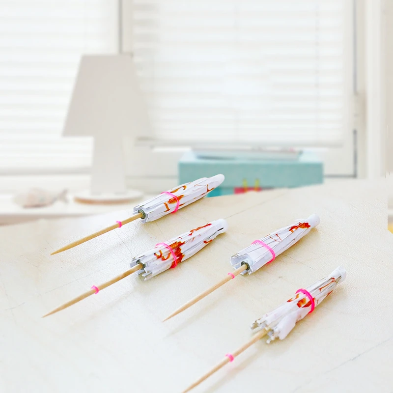 20 шт. зонт Фламинго сделай сам топпер для торта фруктовая зубочистка Коктейльные