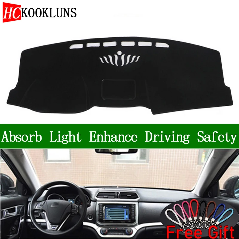 

For HAVAL H6 coupe 2015 2016 2017 Dashboard Cover Sun Shade Non-slip Dash Mat Pad Carpet Car Stickers Interior Accessories