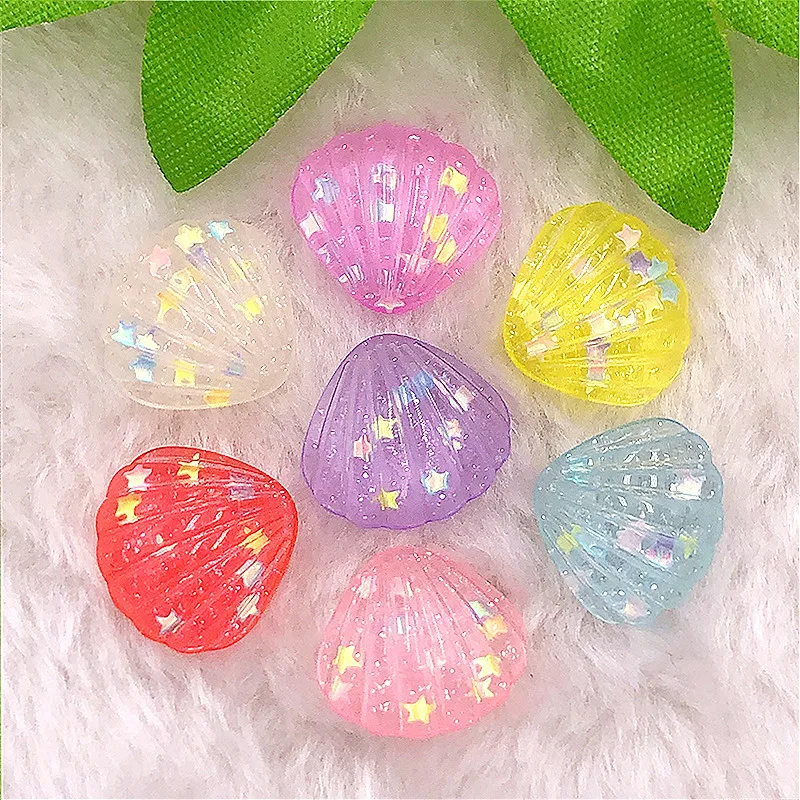 10 шт. 18 мм * 19 мм AB жемчужная оболочка из смолы Стразы с плоским основанием для свадьбы Diy пуговицы для рукоделия