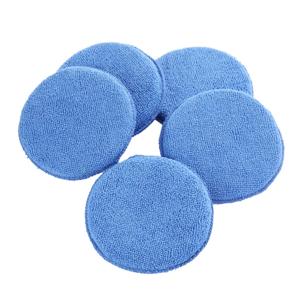 Микрофибровый аппликатор для воска для автомобиля, полировальная губка, щетка, тряпка для чистки для применения и удаления автомобильного продукта, продвижение продукта cn on.