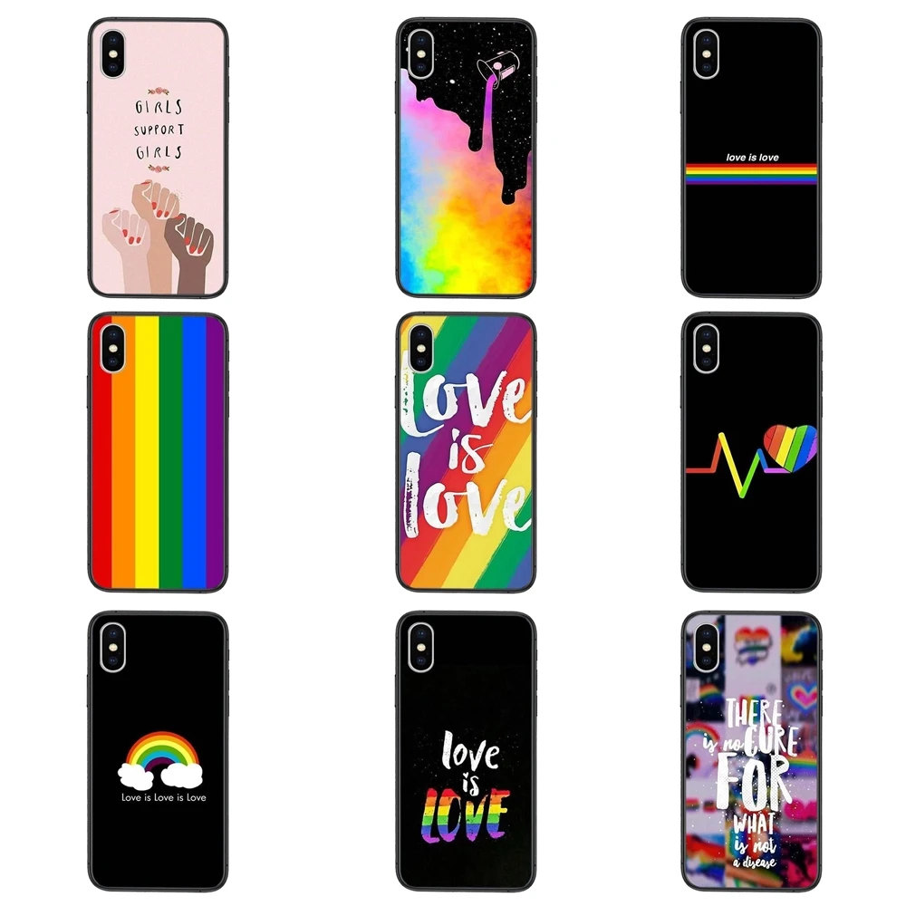 Love Is ЛГБТ Радуга для продажи Galaxy A02 A22 A71 A51 A50 A42 A40 A32 A31 A30S A21S A20 A20S A20E A12 аксессуары