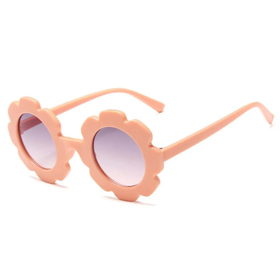 

Fashion Flower Sunglasses Children Sun Glasses Round Kids Shades Boy Girls Child Eyewear