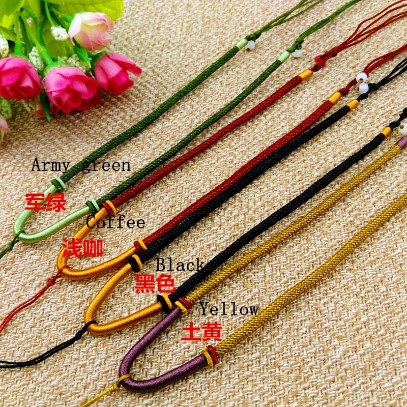 5 шт. ручное ожерелье с шелковой нитью шнур узлом для детской толщины | Украшения и