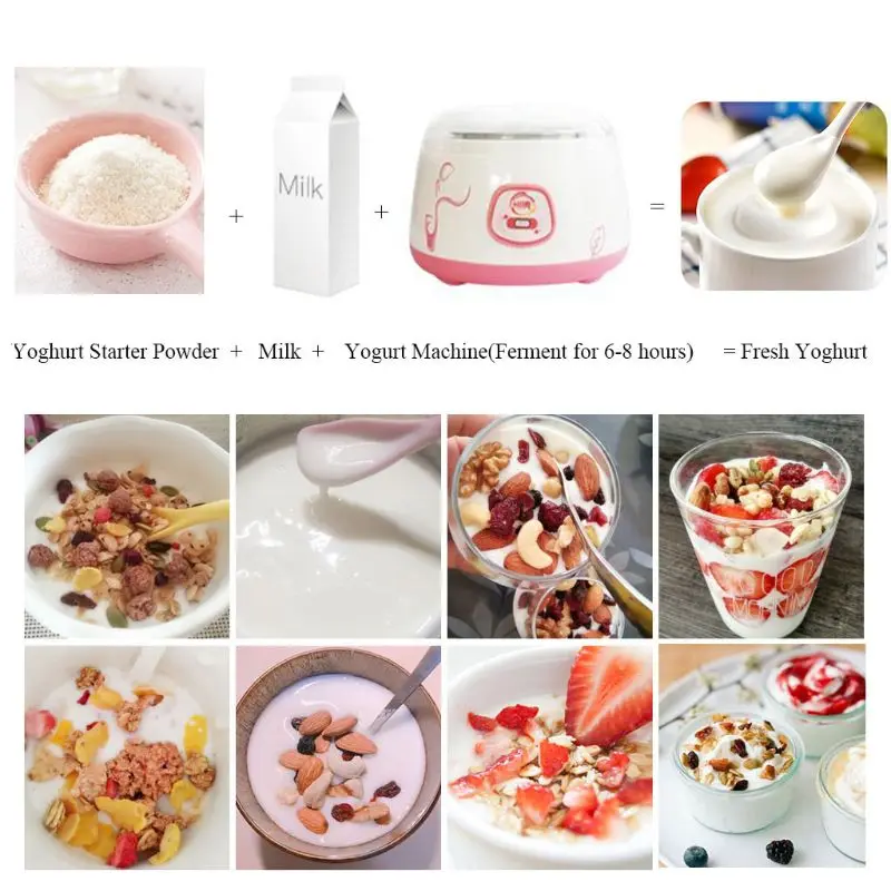 

Bifidobacterium Natural Yogurt Starter,7 Probiotics,1g-1L,1g*10 pack ,Make Dessert At Home