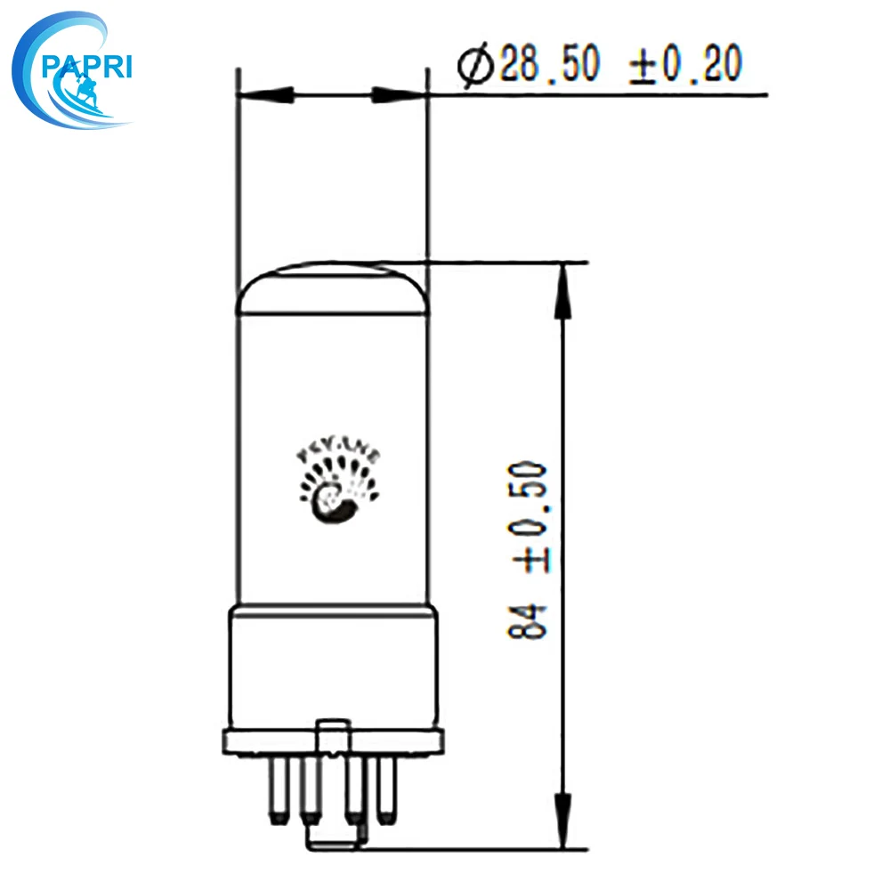 PSVANE 1 шт. HIFI 6SN7GT вакуумная трубка DIY AMP Замена 6N8P 6H8C 6SN7 CV181 | Электроника
