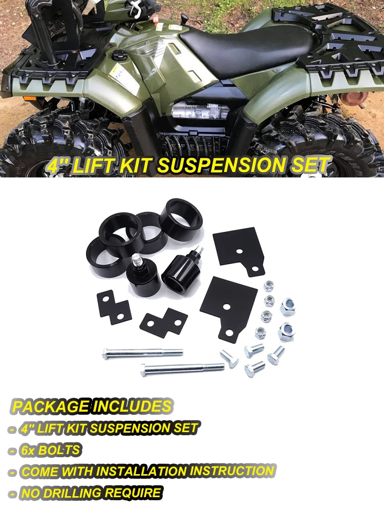 Передняя и задняя 4 дюйма подъемный комплект подвески для 1999- Polaris sportsman 500 600 700 800 моделей