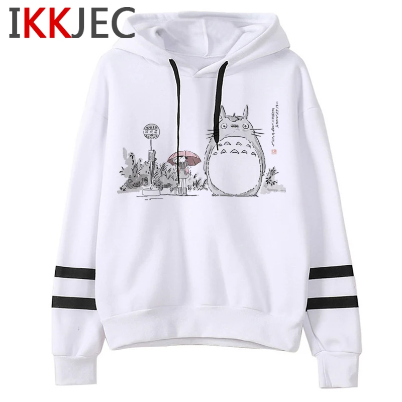Totoro Studio Ghibli Harajuku Kawaii толстовки женские Ullzang Хаяо Миядзаки Забавный мультфильм толстовка 90s Графический милый с капюшоном Женский - Цвет: 2648