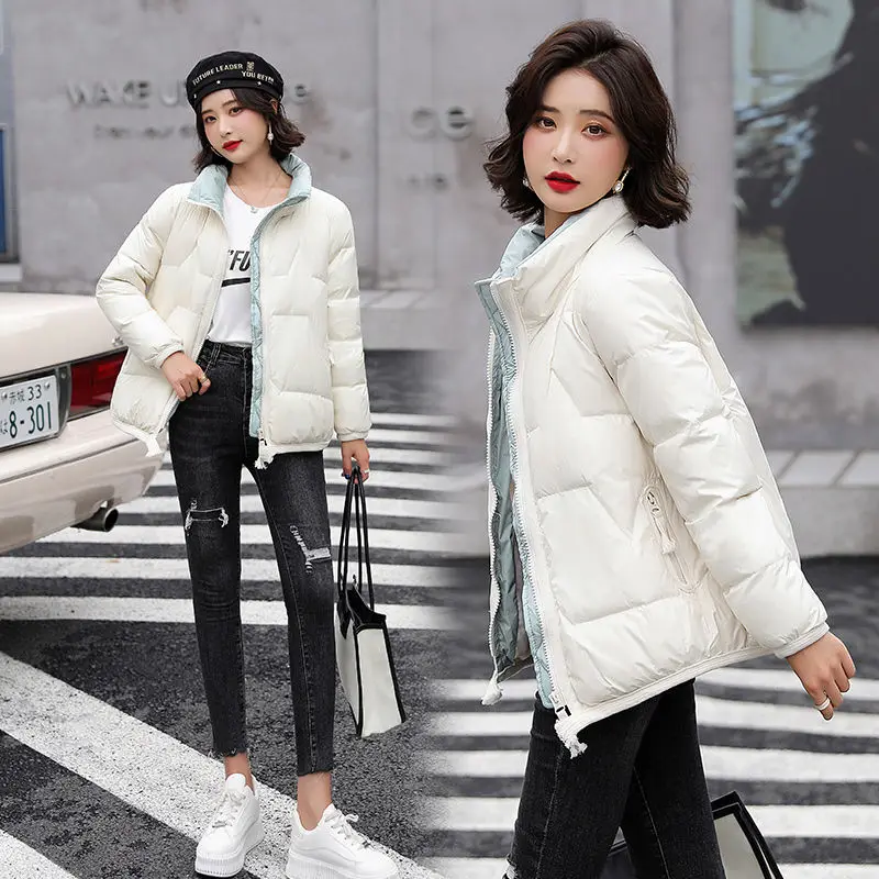 2022 Winter Women Jacket Thick Warm Cotton Padded Outwear Female New Loose Puffer Jacket Jackets Ladies Casaco Feminino H952