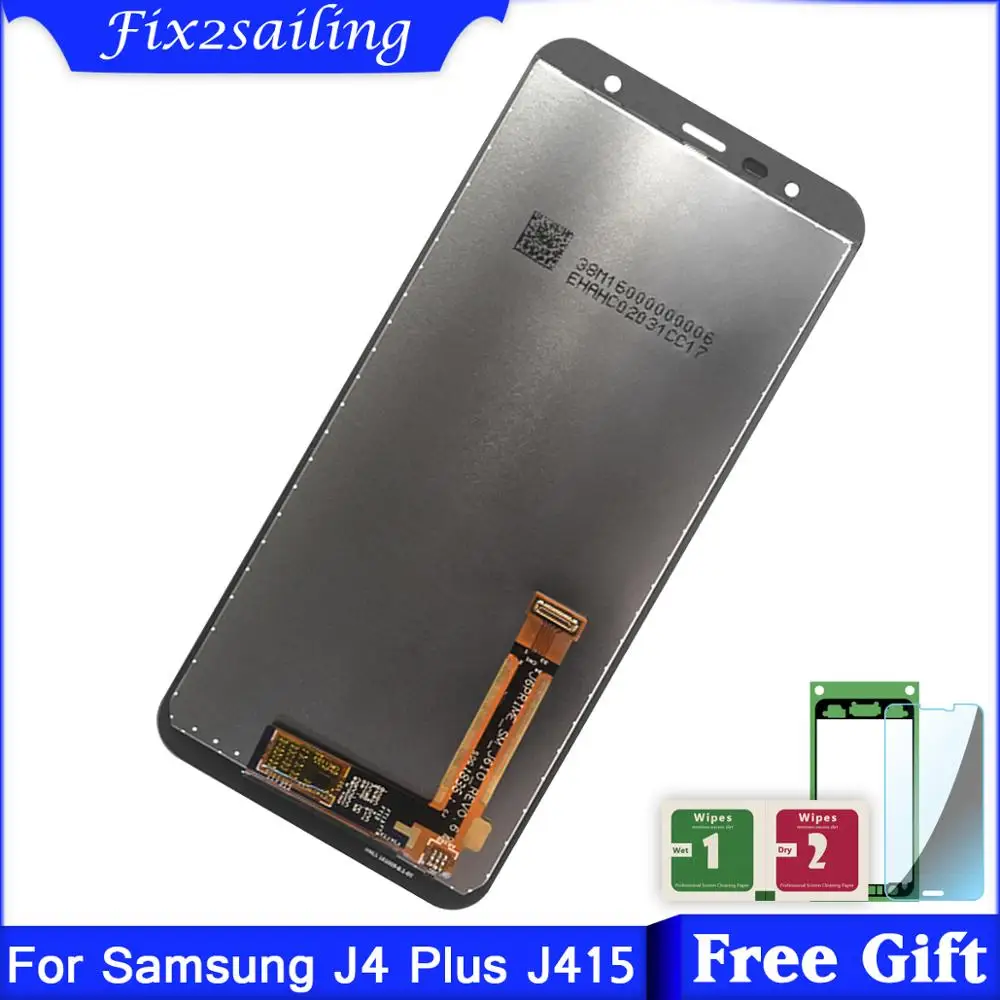 Оригинальный ЖК дисплей Super AMOLED для Samsung Galaxy J4 Plus J415 SM J415F J415FN с сенсорным экраном и